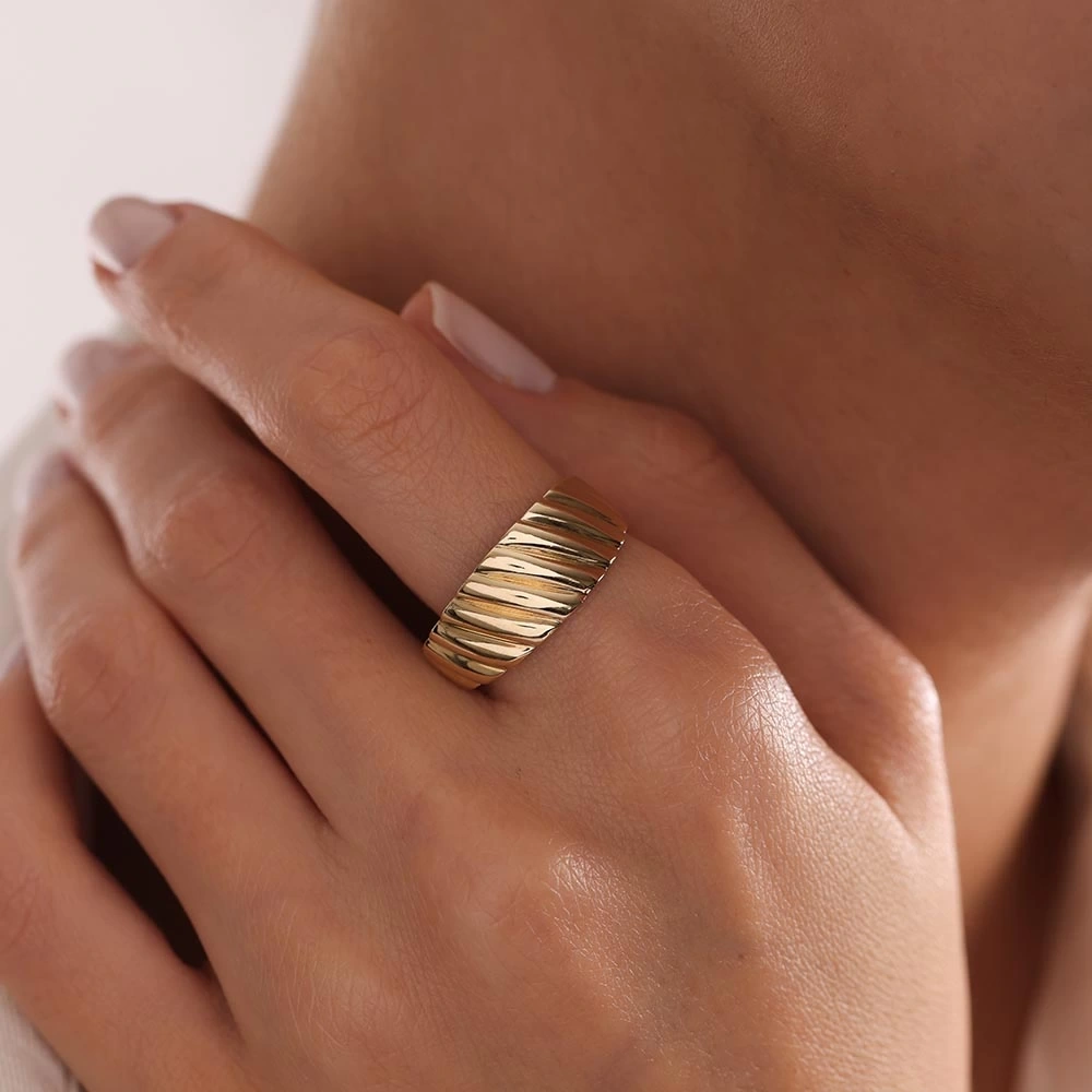 Tasarım 14 Ayar Altın Yüzük