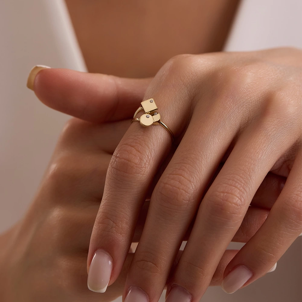 14 Ayar Altın Yüzük