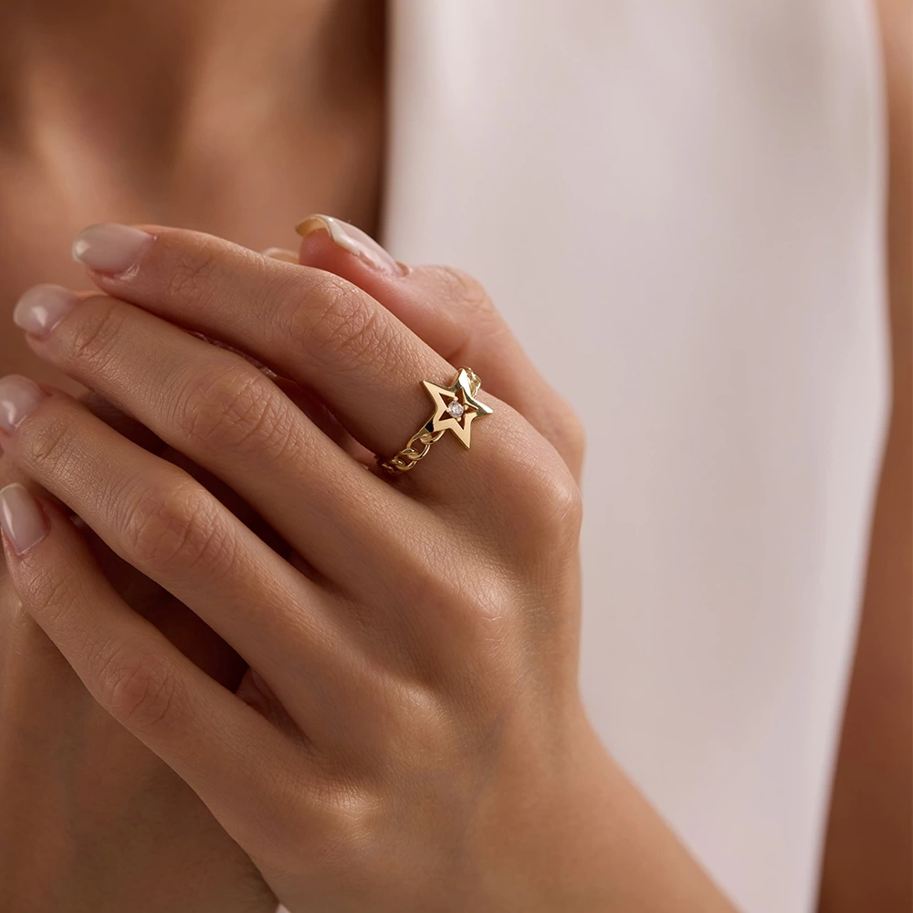 14 Ayar Altın Yüzük