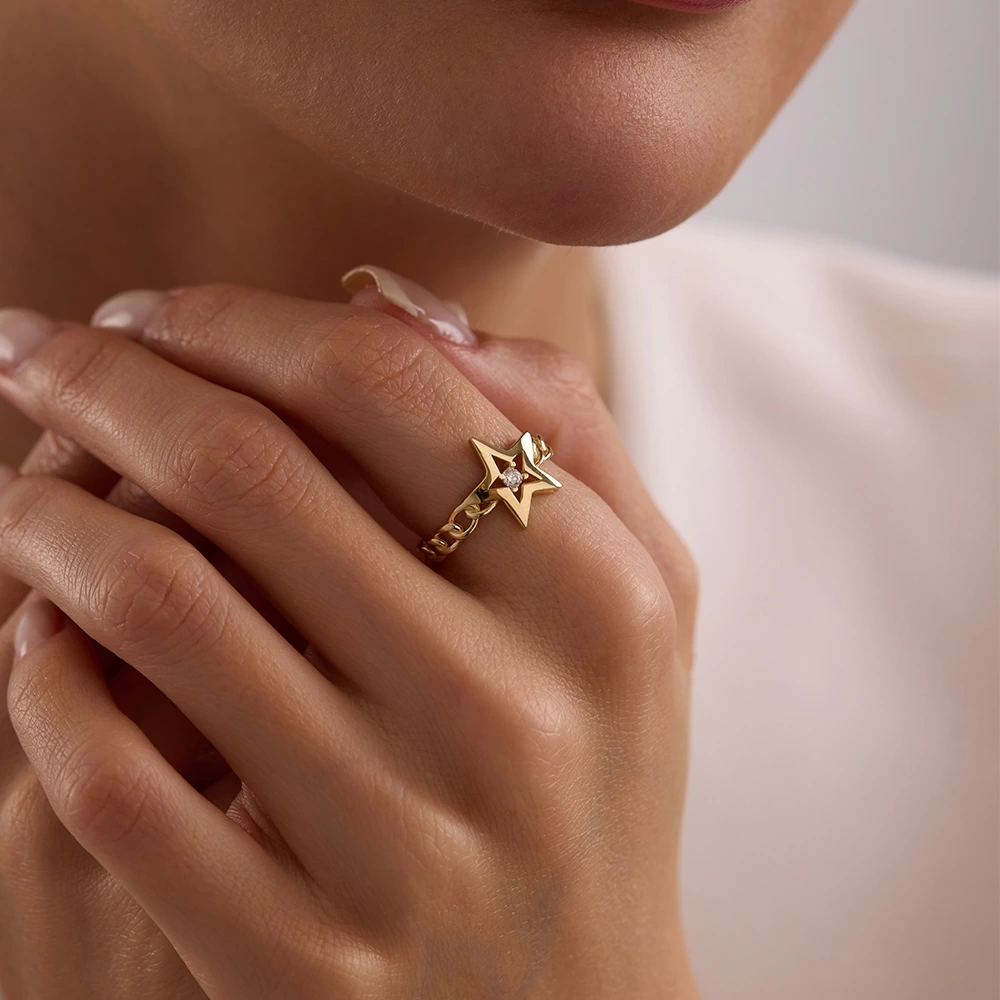 14 Ayar Altın Yüzük