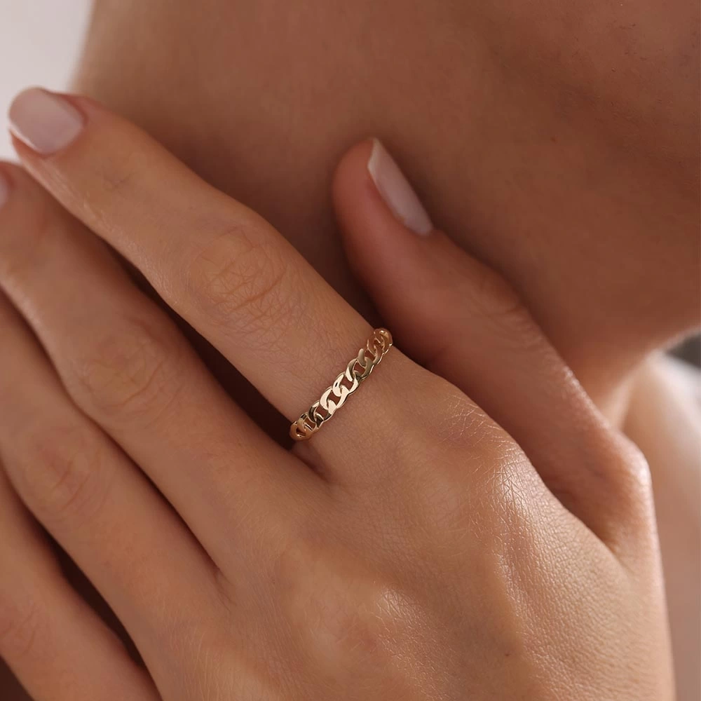 Gurmet 14 Ayar Altın Yüzük