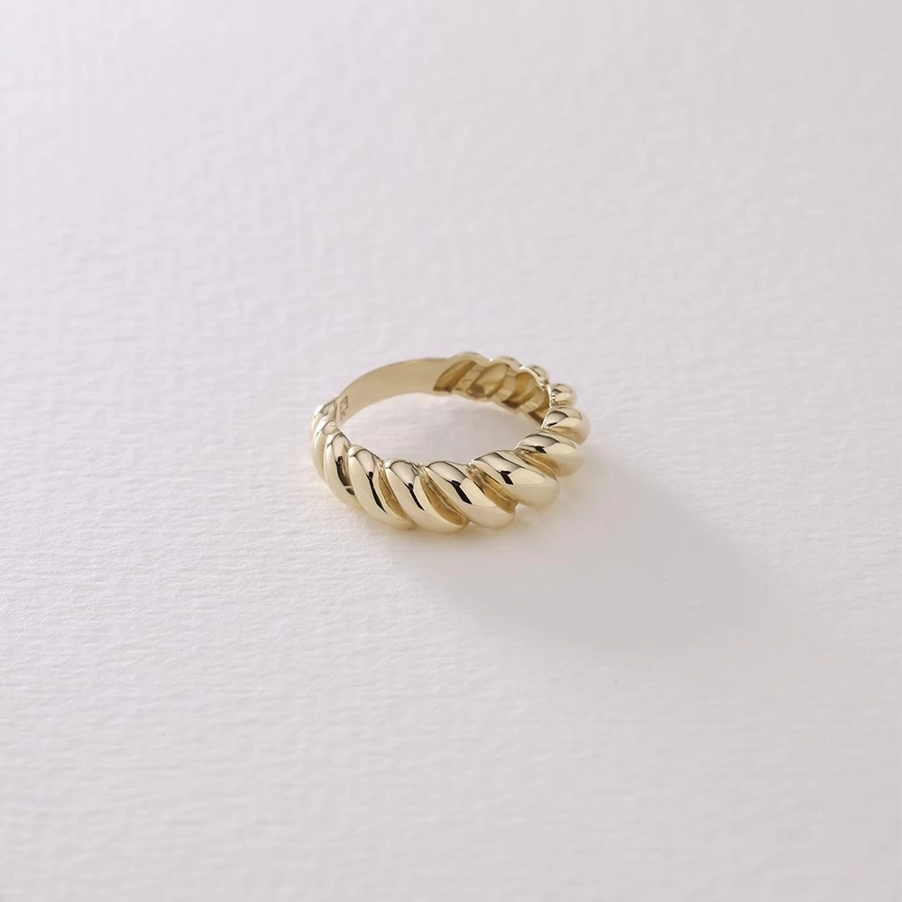 Burgu 14 Ayar Altın Yüzük