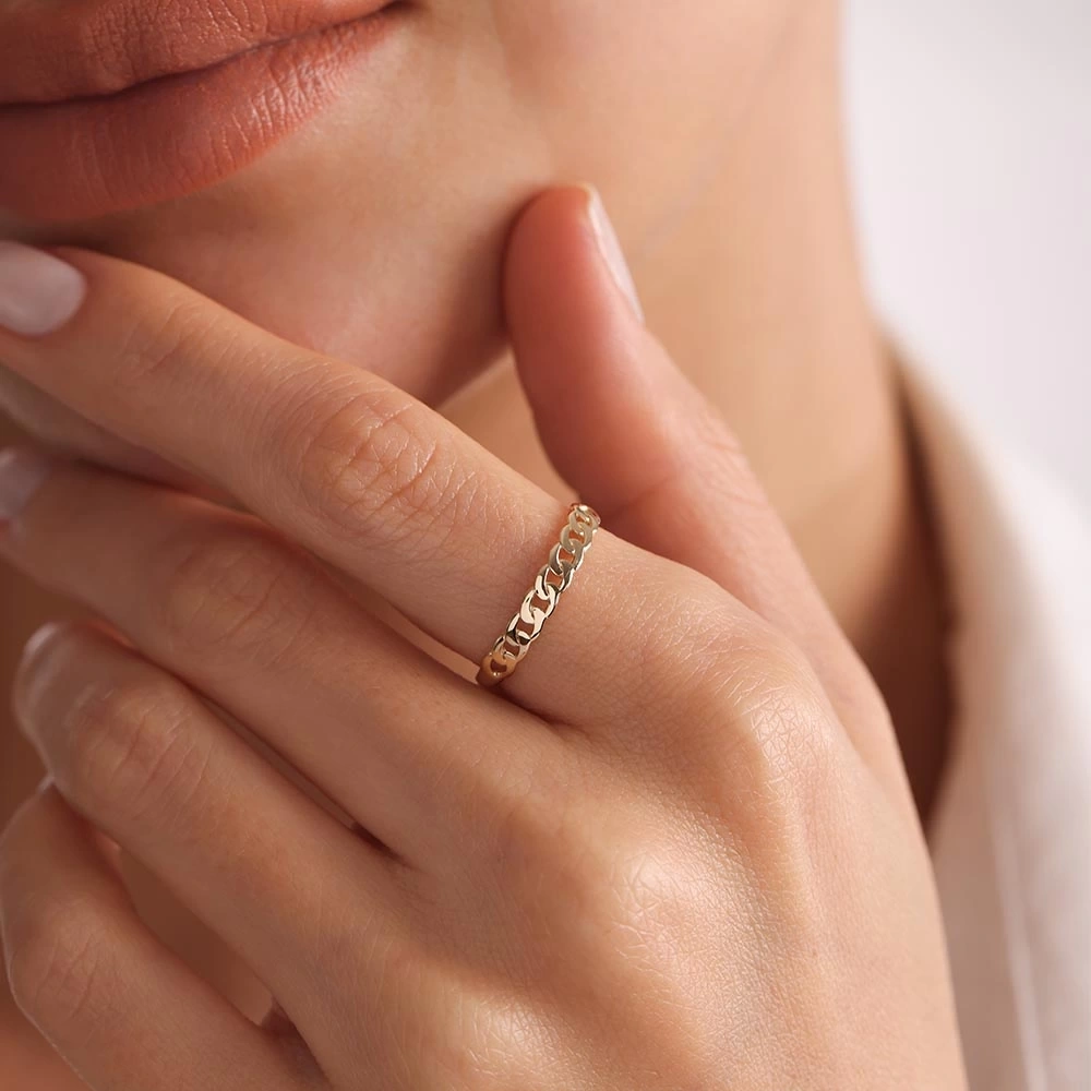 Gurmet 14 Ayar Altın Yüzük