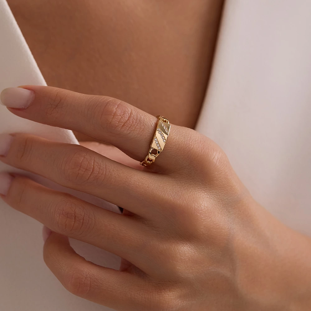 14 Ayar Altın Yüzük