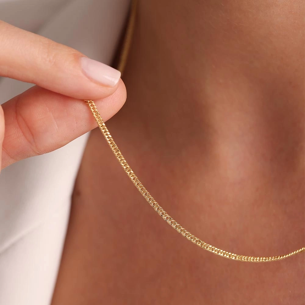 İnce Gurmet 14 Ayar Altın Zincir