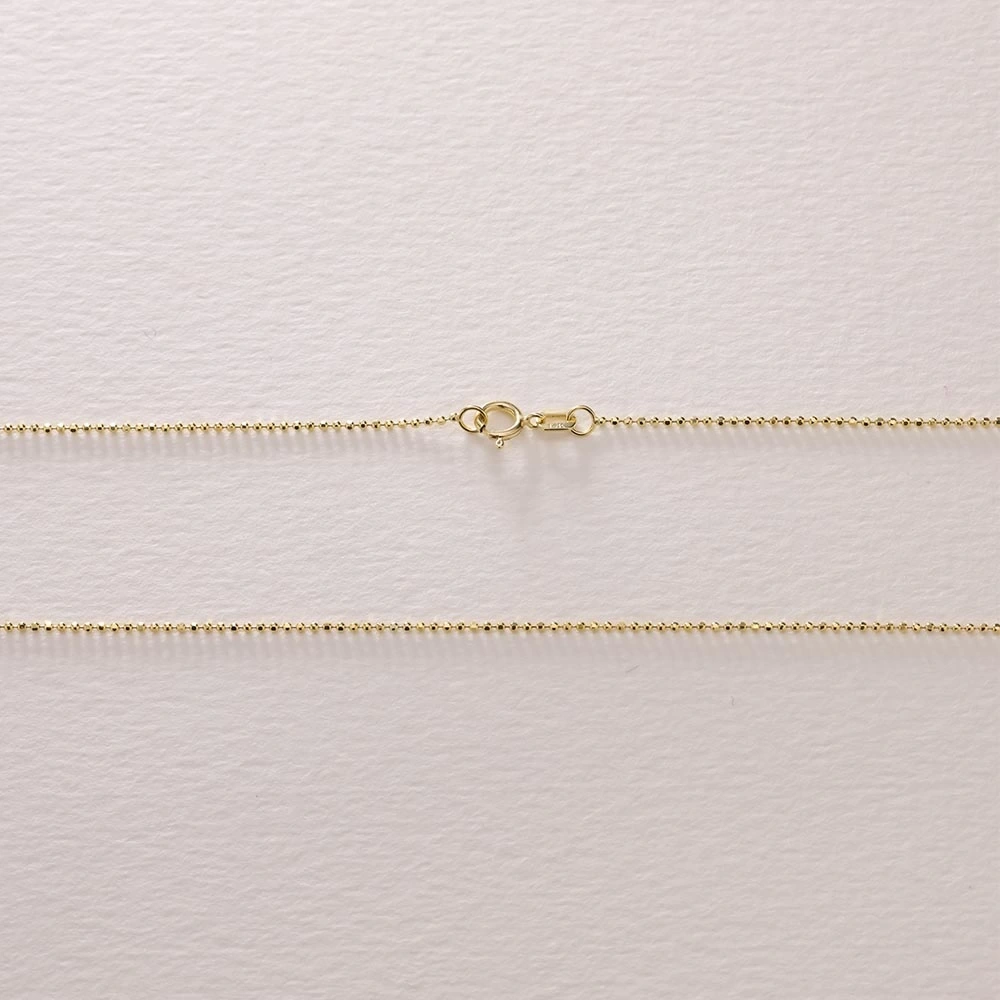 İnce Toplu 14 Ayar Altın Zincir