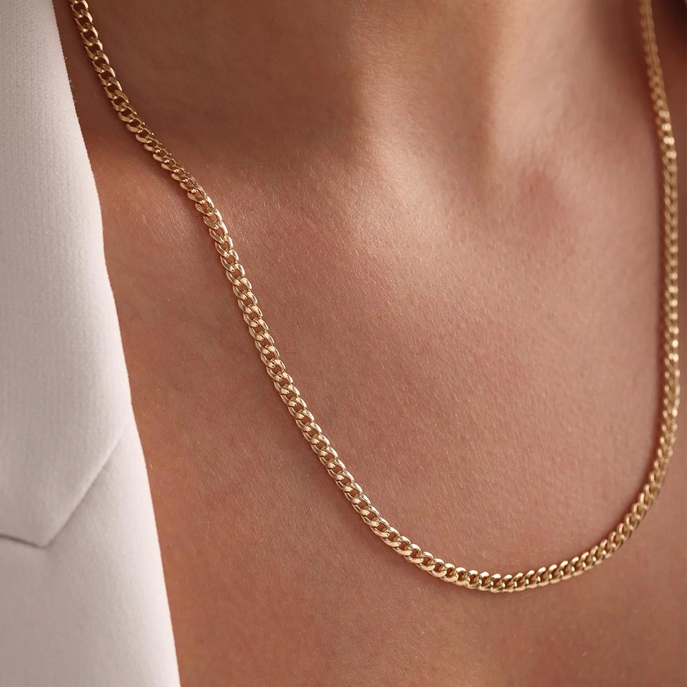 Gurmet 14 Ayar Altın Zincir