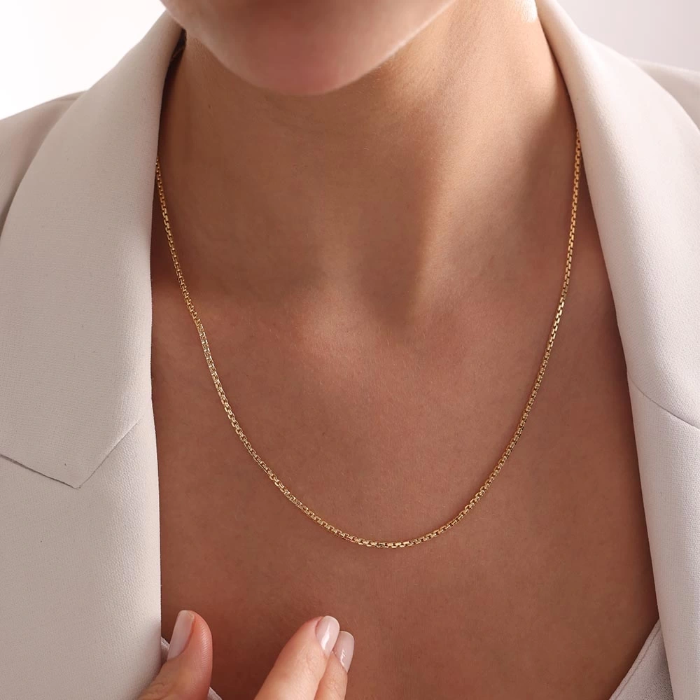 Gemici Halatı 14 Ayar Altın Zincir