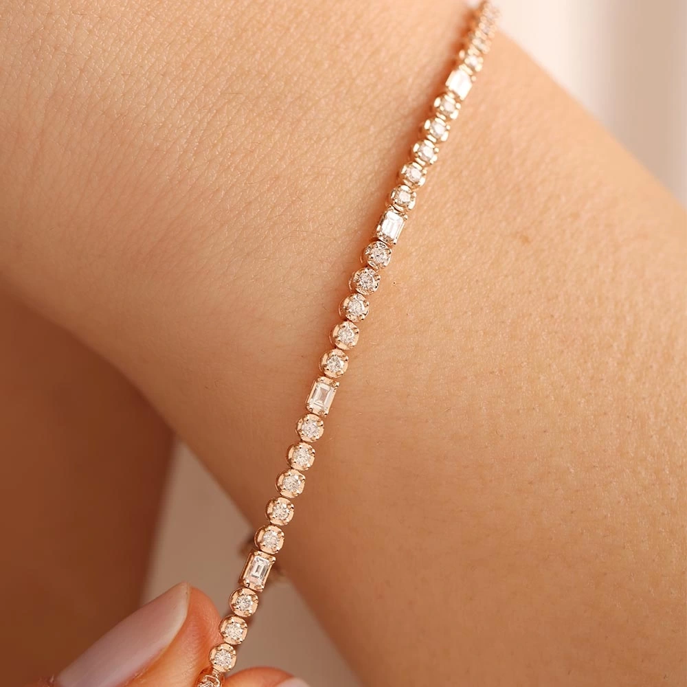 1.50 CT Tasarım Pırlanta Bileklik