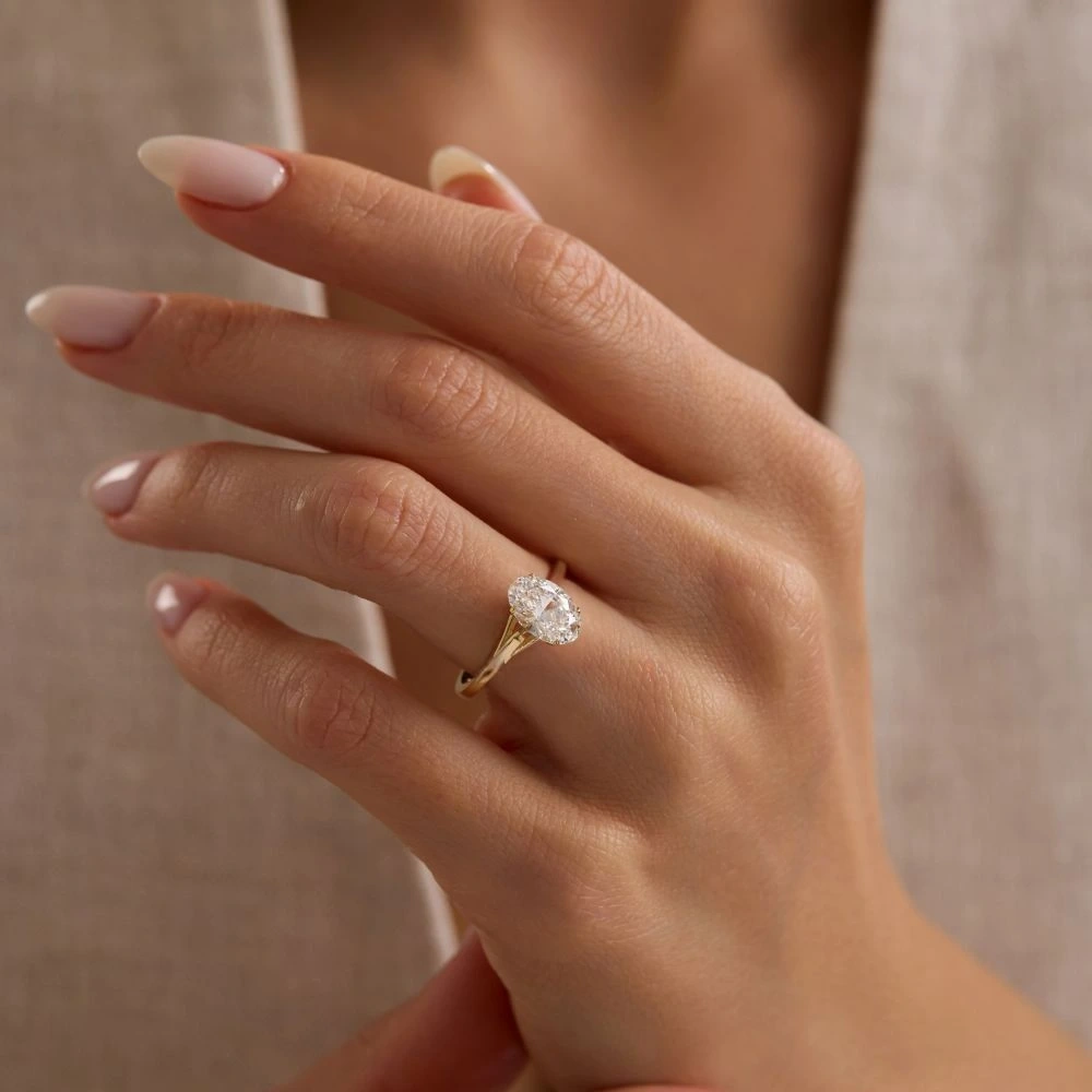 2.00 CT Lab Grown Pırlanta Tektaş Yüzük