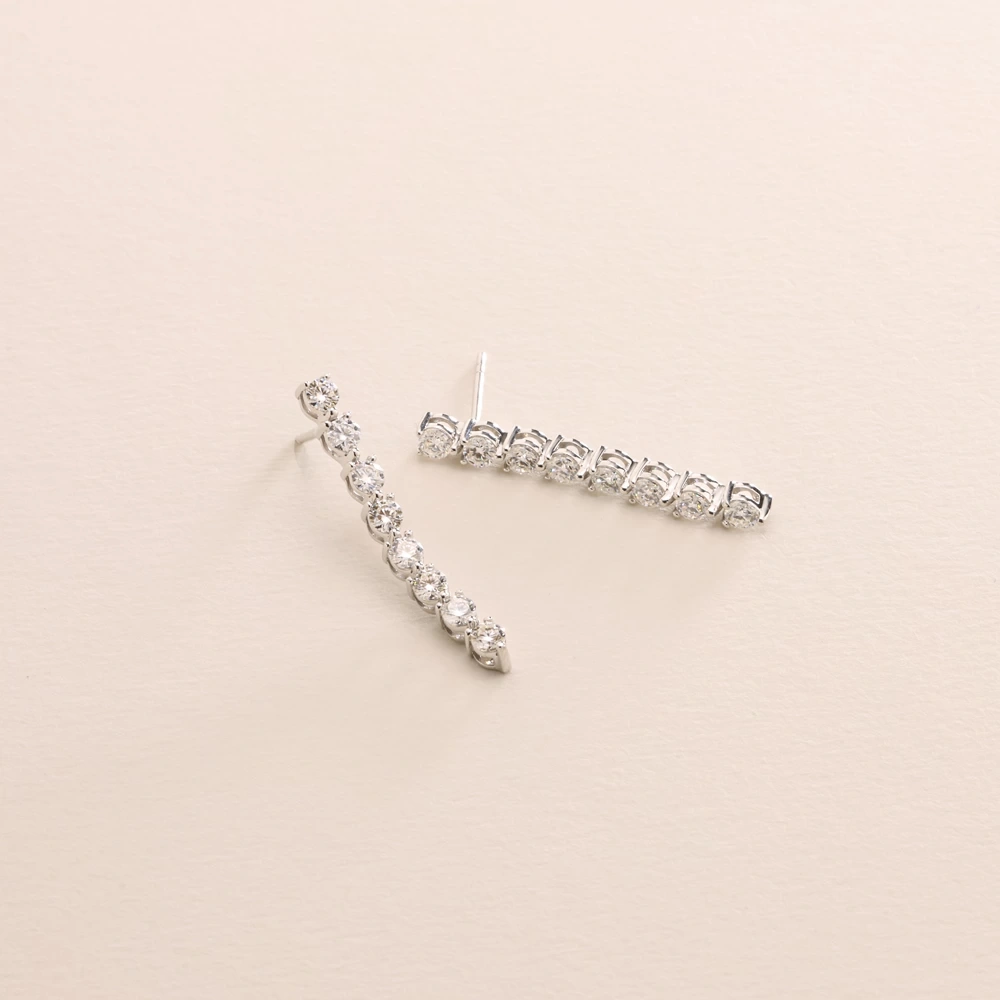 2.00 CT Pırlanta Suyolu Küpe