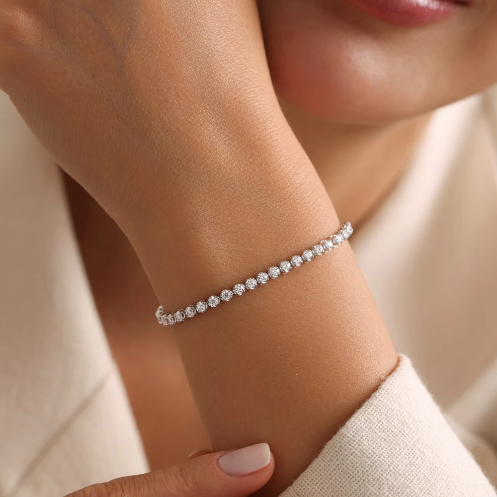 4.00 CT Pırlanta Suyolu Bileklik