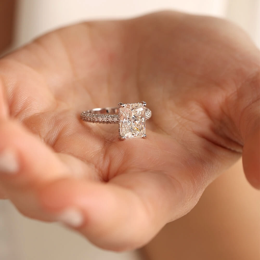 5.56 CT Topaz & Pırlanta Yüzük