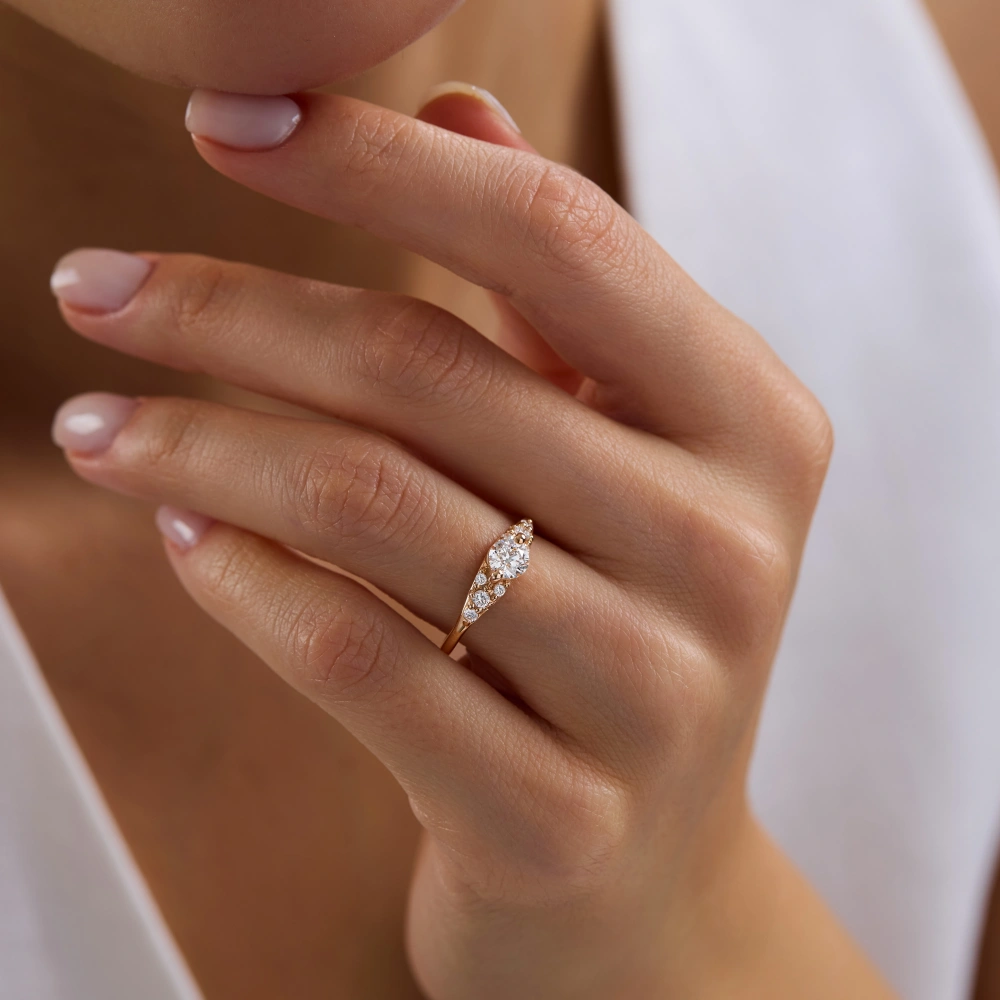 Lunêa 0.65 CT Özel Tasarım Pırlanta Yüzük