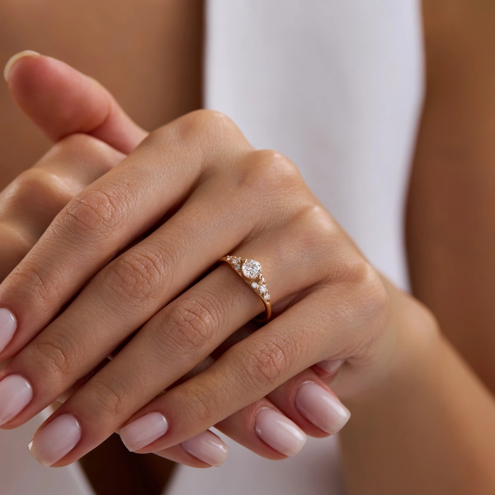 Lunêa 0.65 CT Özel Tasarım Pırlanta Yüzük