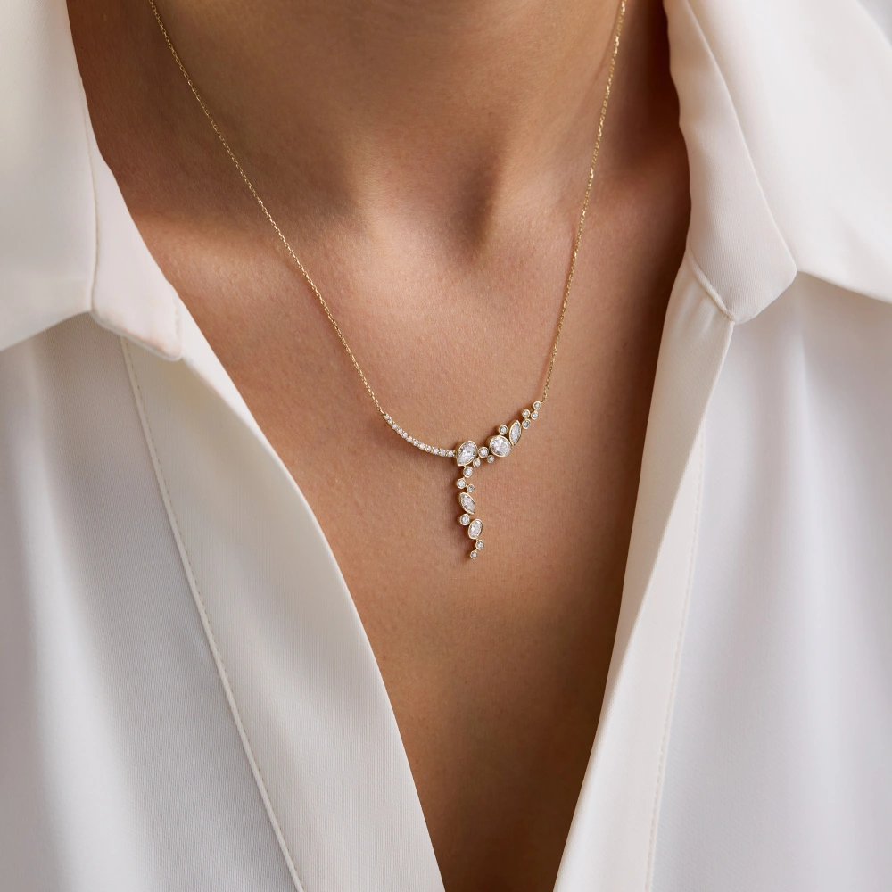 1.30 Ct Pırlanta Kolye