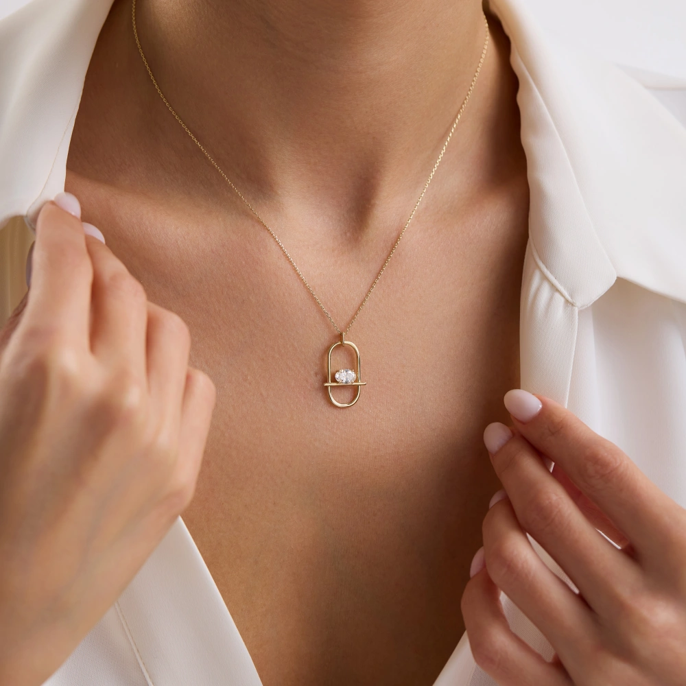 0.60 Ct Pırlanta Kolye