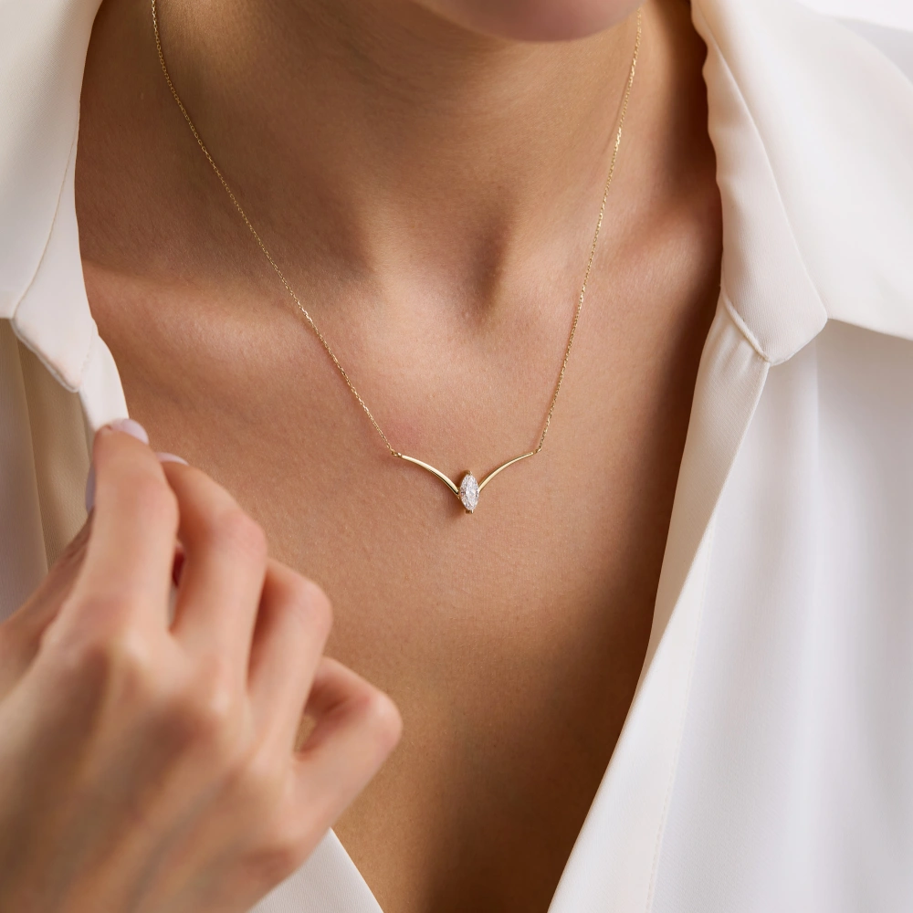 0.70 Ct Pırlanta Kolye