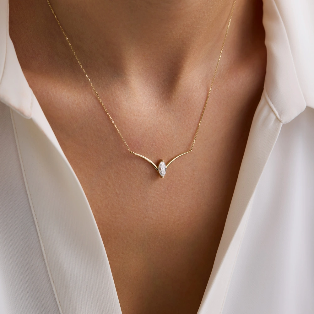 0.70 Ct Pırlanta Kolye