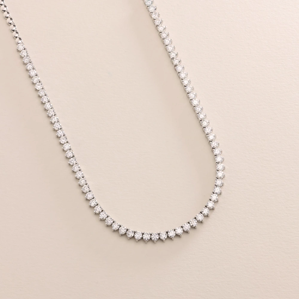 7.00 CT Lab Grown Pırlanta Suyolu Kolye