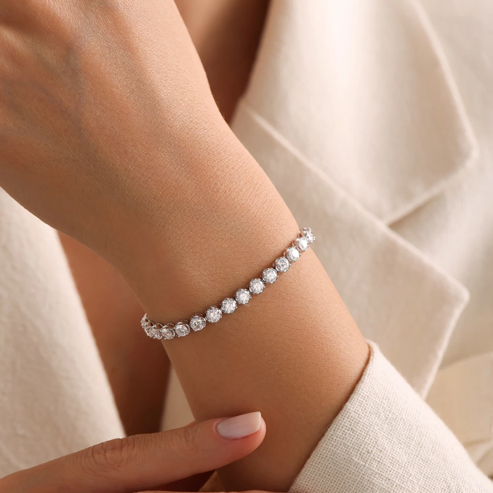 7.50 CT Pırlanta Suyolu Bileklik