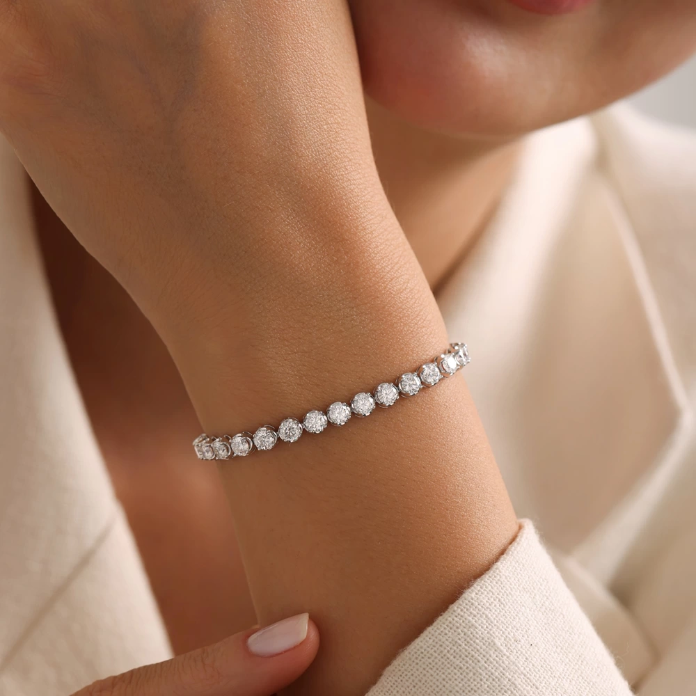 7.50 CT Pırlanta Suyolu Bileklik