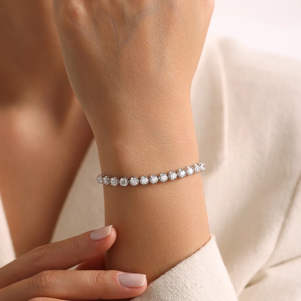 7.50 CT Pırlanta Suyolu Bileklik