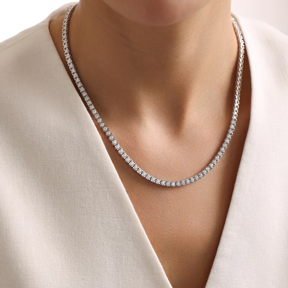 8.00 CT Pırlanta Suyolu Kolye