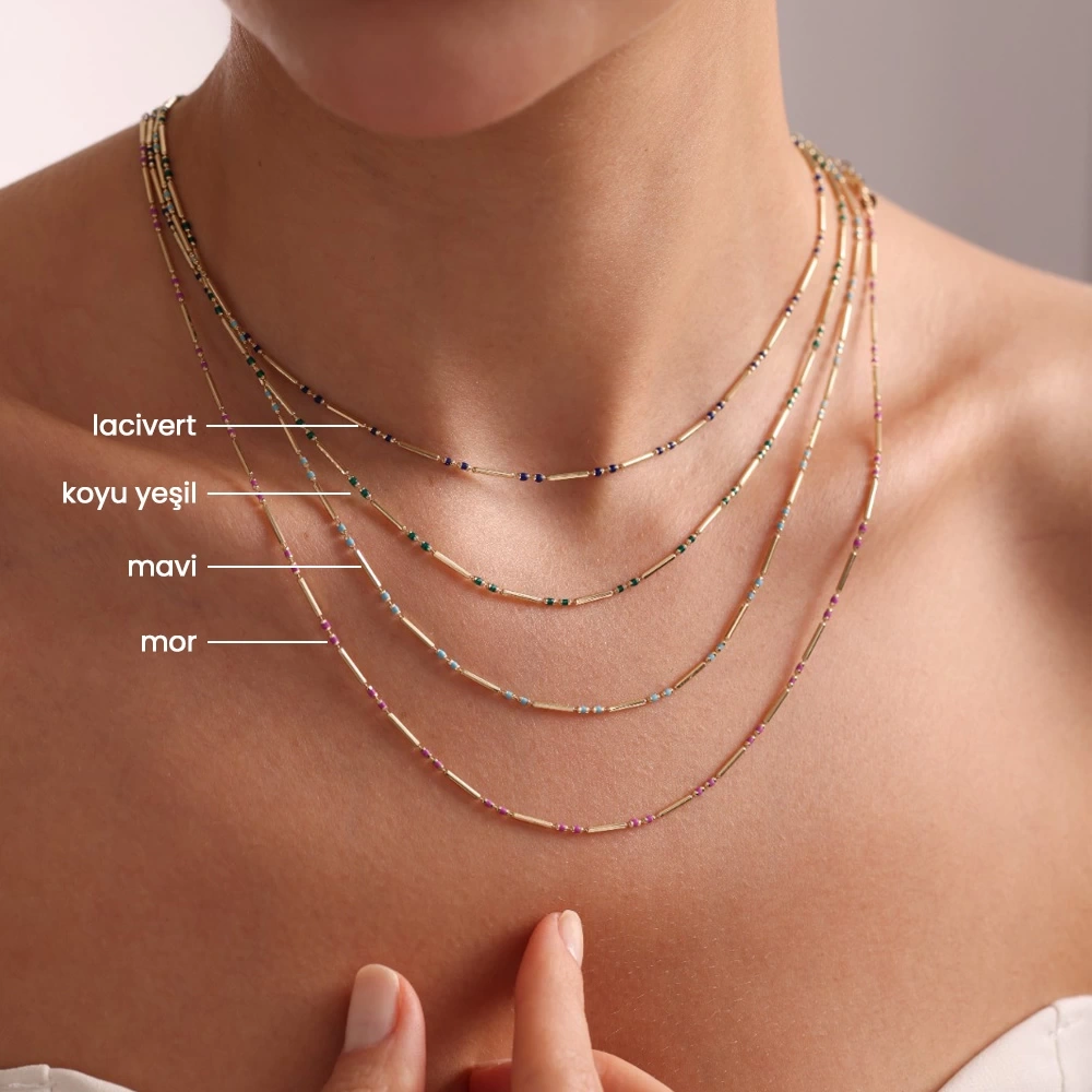 Miriel 14 Ayar Altın Kolye