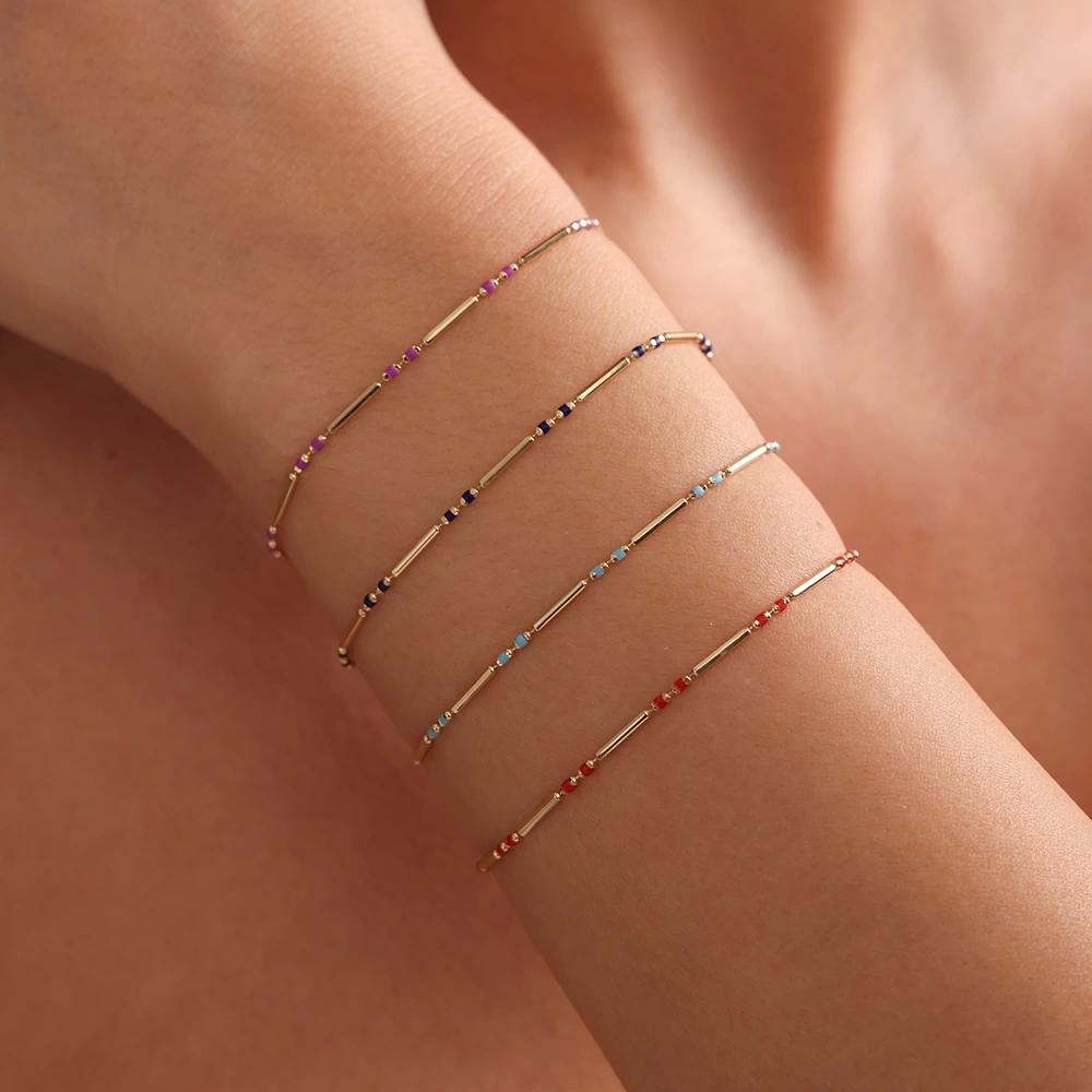 Miriel 14 Ayar Altın Bileklik