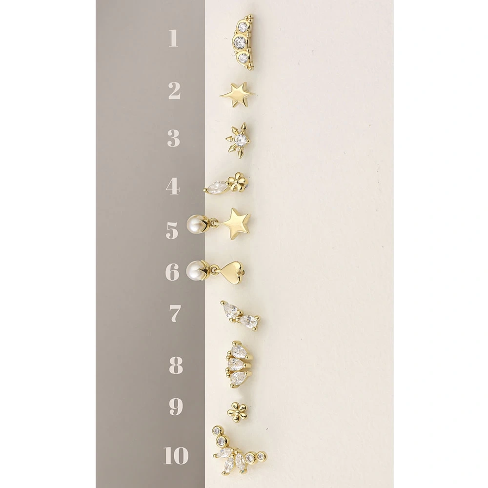 Passione Koleksiyonu 14 Ayar Altın Piercing