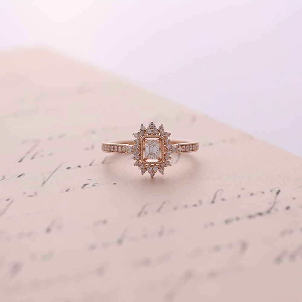 Solea 0.55 CT MİM VINTAGE Özel Tasarım Pırlanta Yüzük