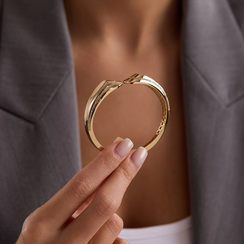 Tasarım 14 Ayar Altın Bileklik