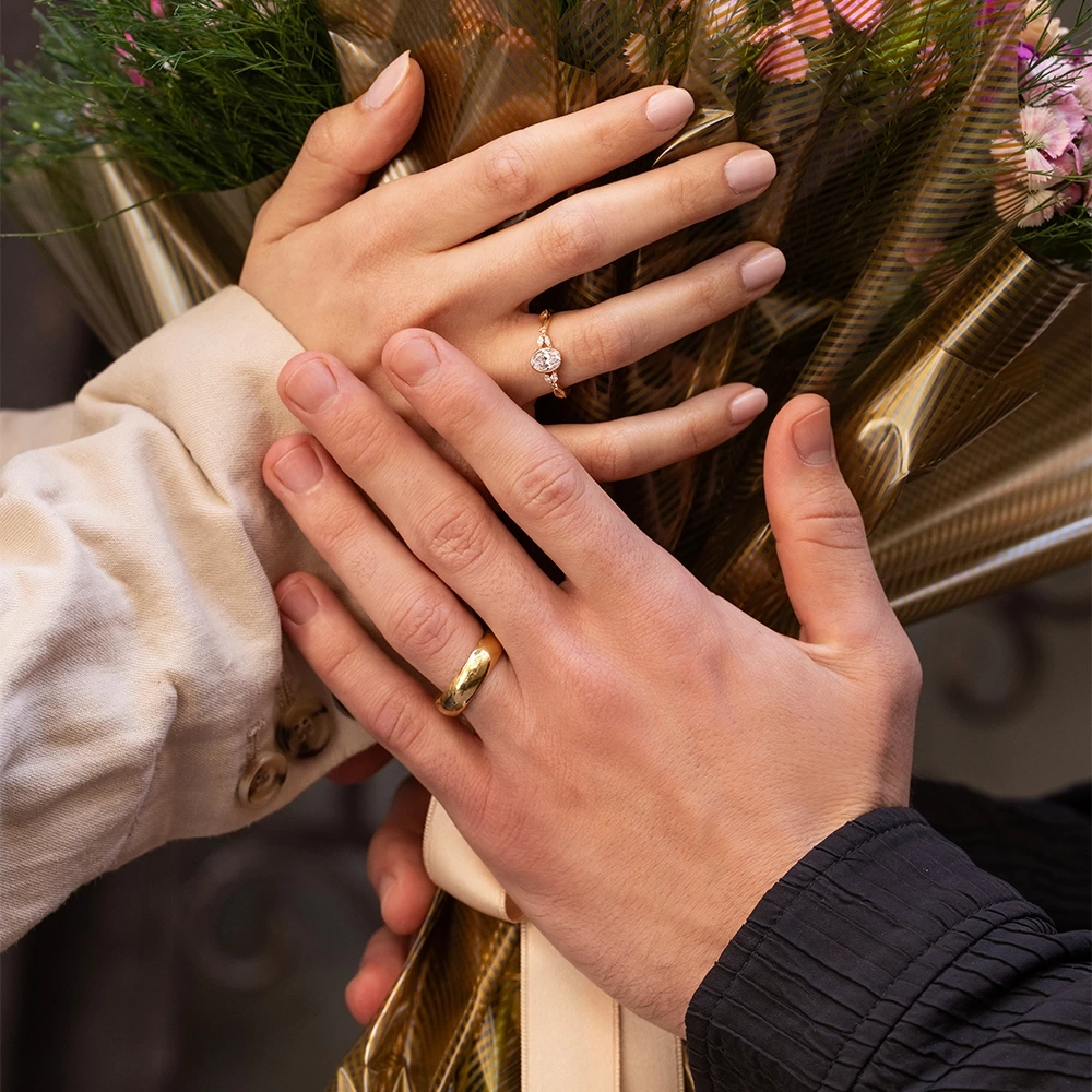 Vera 1.50 Ct Beyaz Topaz & Pırlanta Yüzük