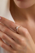 0.40 CT Yarım Tamtur Pırlanta Yüzük