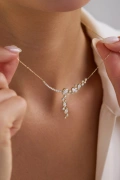 1.30 Ct Laboratuvar Pırlanta Kolye