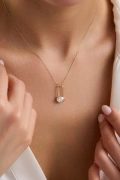0.90 Ct Pırlanta Kolye