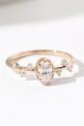 Veloria 0.86 CT Topaz & Pırlanta Yüzük