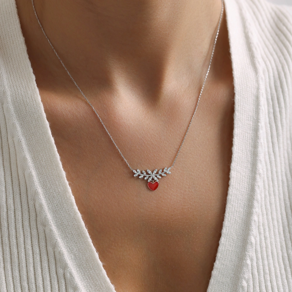 0.30 CT Mine Kalpli Pırlanta Kolye