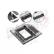 12.7mm SSD-HDD Harddisk Caddy Laptop PC Sata DVD Kutusu - Kızak