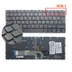 Lenovo Yoga C740-14IML Type 81TC Klavye Işıklı (Füme TR)