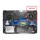 Acer Nitro 5 AN515-44-R57M, AN515-44-R6HT Uyumlu Cpu - Gpu Fan Ver.2