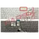 HP 840292-141, 840292-001, 841944-141 Notebook Klavye Küçük Enter (Gümüş TR)