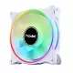 Node Game 3 Pin 12cm Rainbow RBW Led Fan - Performans Seri Sessiz Kasa Fanı (Beyaz)