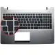 Asus S56CA-XX015D, S56CA-XX019D Üst Kasalı Klavye (Siyah TR)