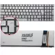 Asus N550JV-CN127H, N550JV-CN211D, N550JV-CN239H Klavye Işıklı (Gümüş TR)