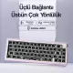 CIDOO ABM067 Nebula Programlanabilir Esports RGB Mekanik 3 Mode Kablosuz Klavye KİTİ (MOR)