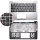 Asus X402C Notebook Klavye (Üst Kasa Siyah TR)
