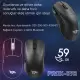 Gameagle PROX-59B Serisi Hafif Kablosuz 3 Mode Oyuncu Gaming Optik Mouse (Siyah)