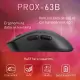 Gameagle PROX-63B Ultra Hafif Kablosuz 3 Mode Oyuncu Gaming Optik Mouse (Siyah)